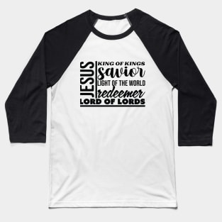 Names of Jesus Baseball T-Shirt